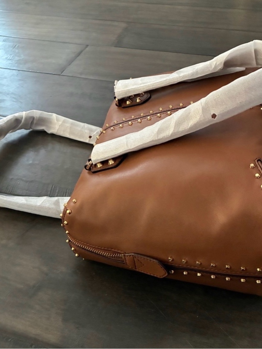 Michael Kors Astor Re-Edition Studded Shoulder Bag - Picture 6 of 16